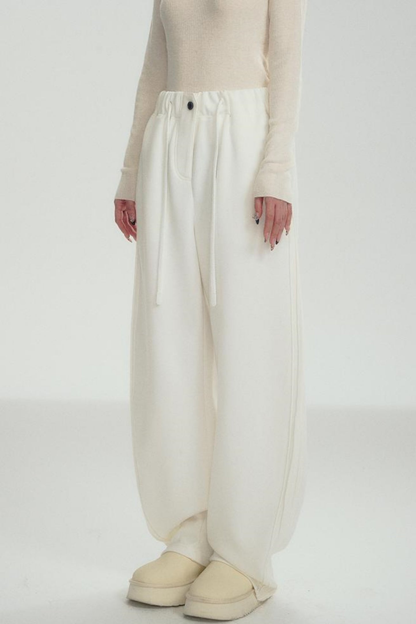 Fleece Luxe Wide-Leg Pants