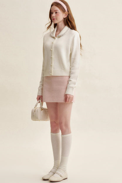 Pearl Button Blend Cardigan