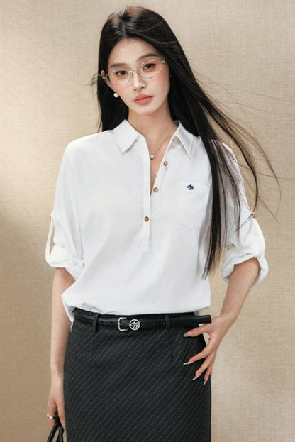 Effortless Long Sleeve Shirt Set-Up