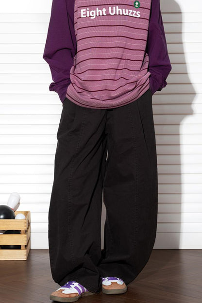 Pure Cotton Straight Leg Pants