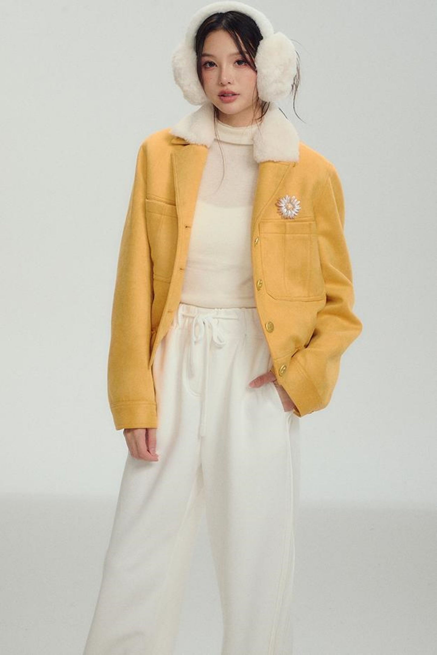 Fleece Luxe Wide-Leg Pants