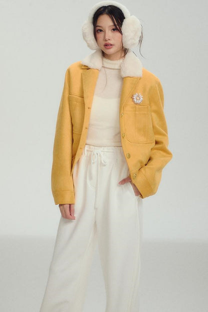 Fleece Luxe Wide-Leg Pants