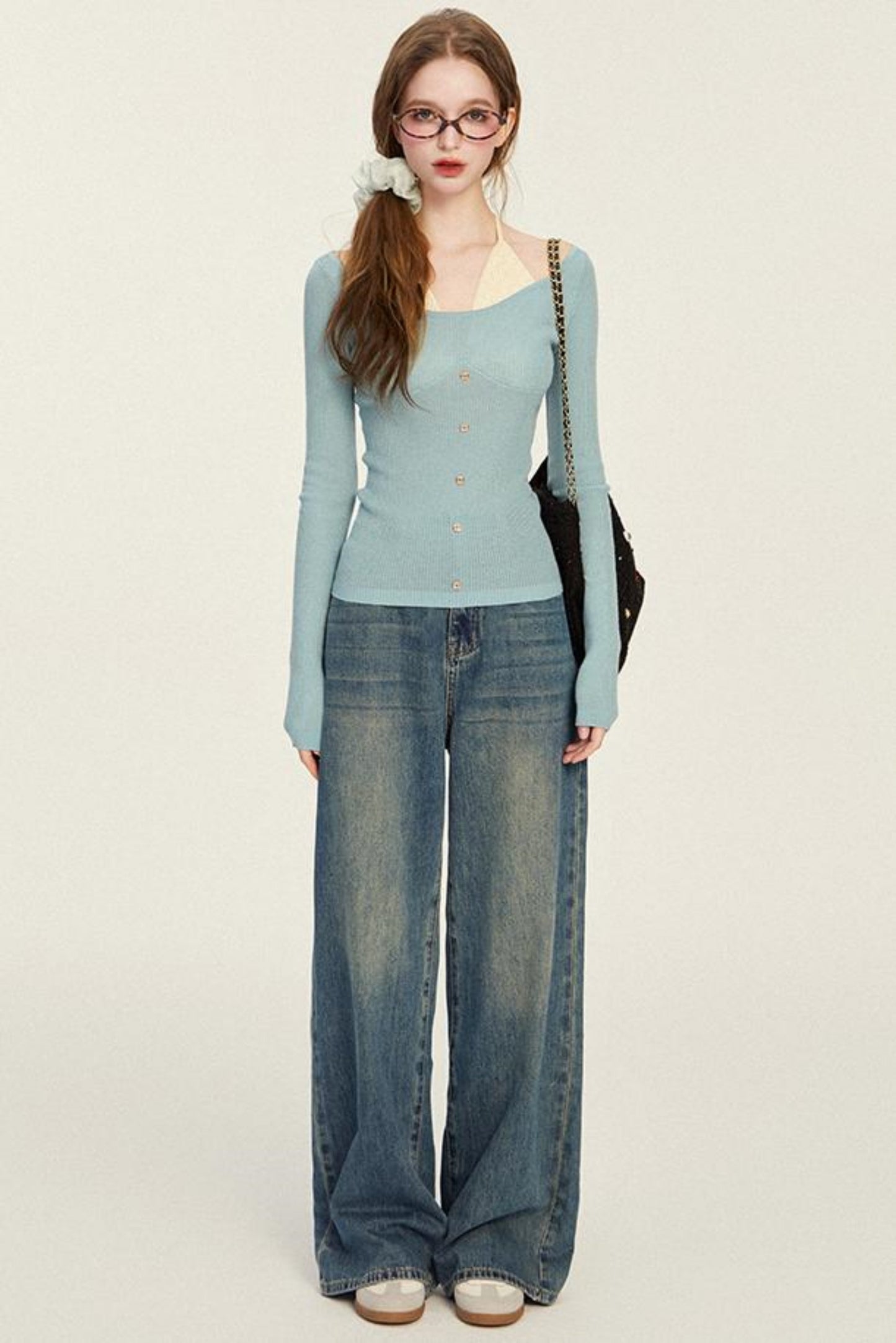 Pure Desire Fake Two Sweater