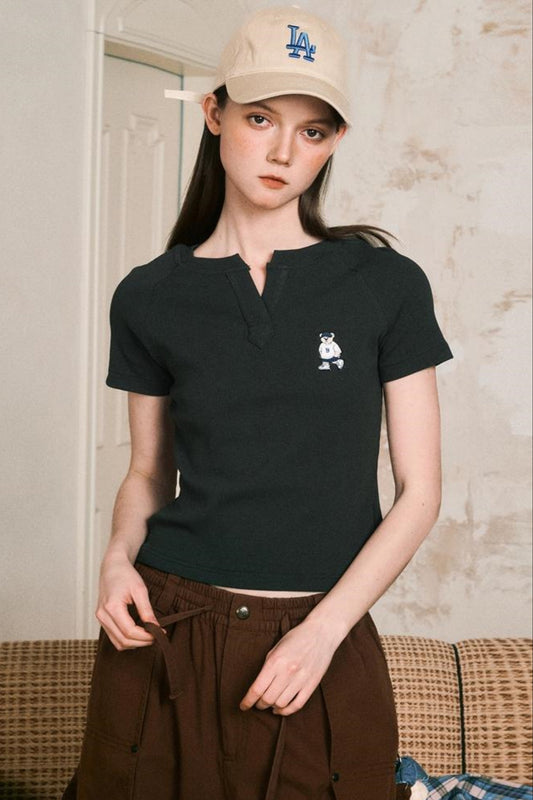 Fit V Neck Short Sleeve T-Shirt