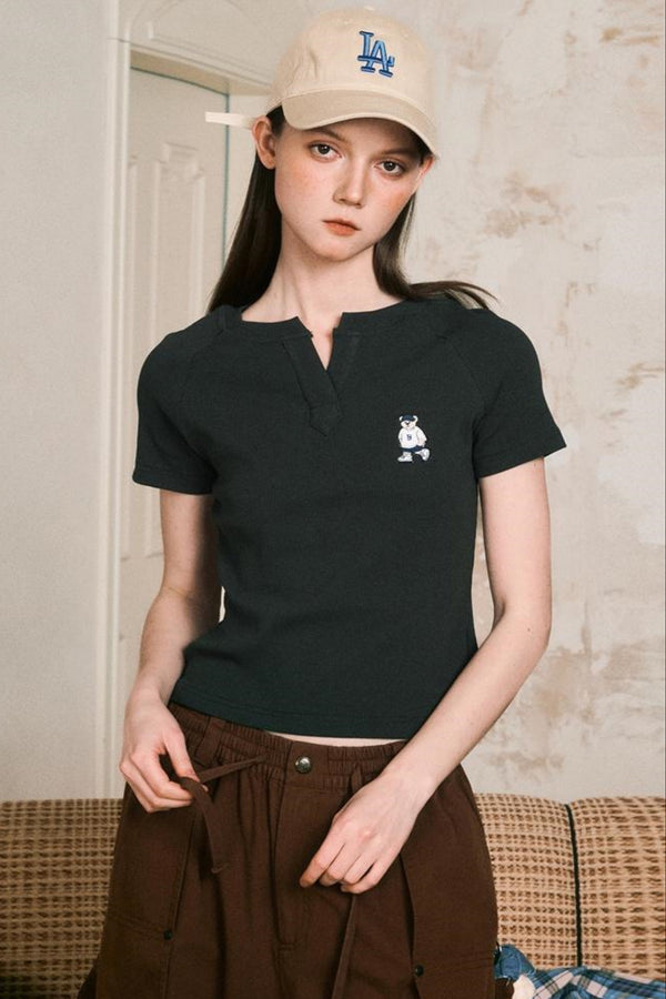 Fit V Neck Short Sleeve T-Shirt