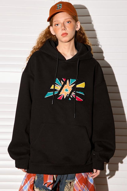 Fireworks Embroidered Hoodie