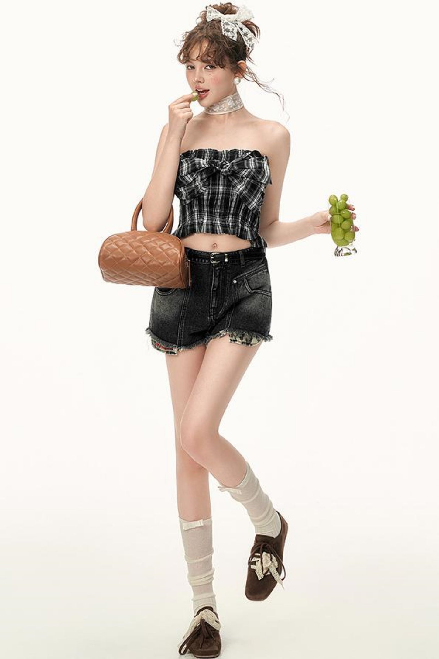 Summer Plaid Crop Top