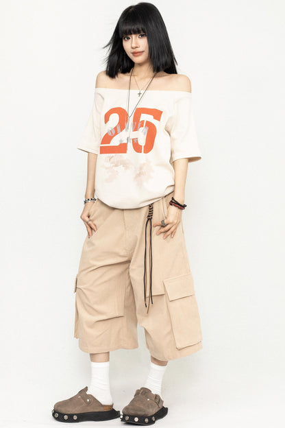 One-Shoulder Slouchy Tee