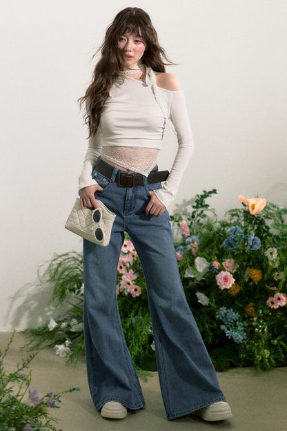 Flare Wide-Leg Jeans