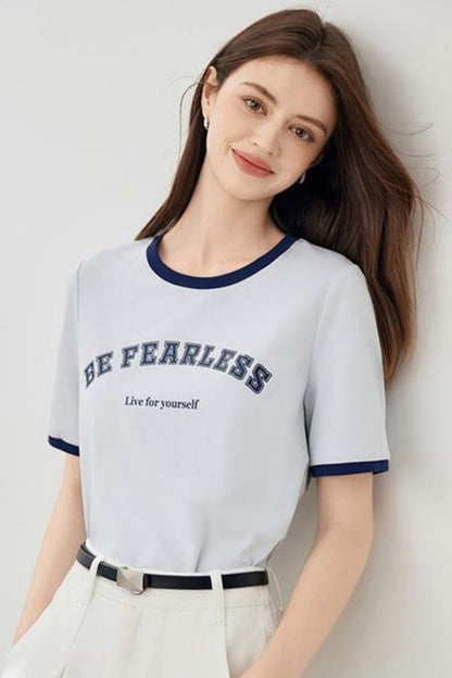 Modern Oversized Letter T-Shirt