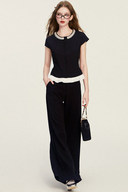 Black Collar Niche Shirt