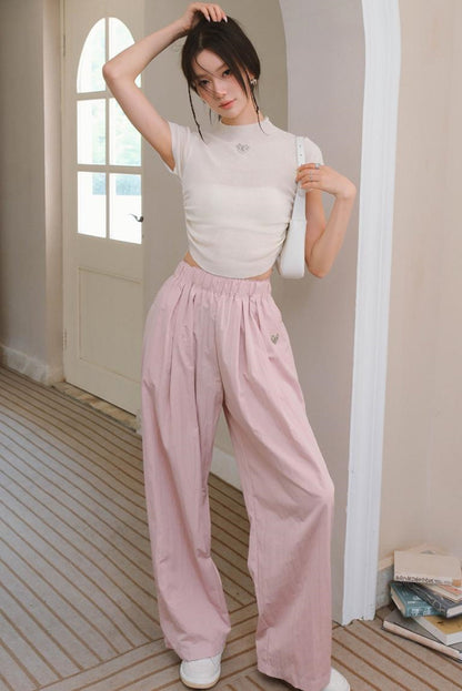 Sweet Spicy High Neck Knit Tee