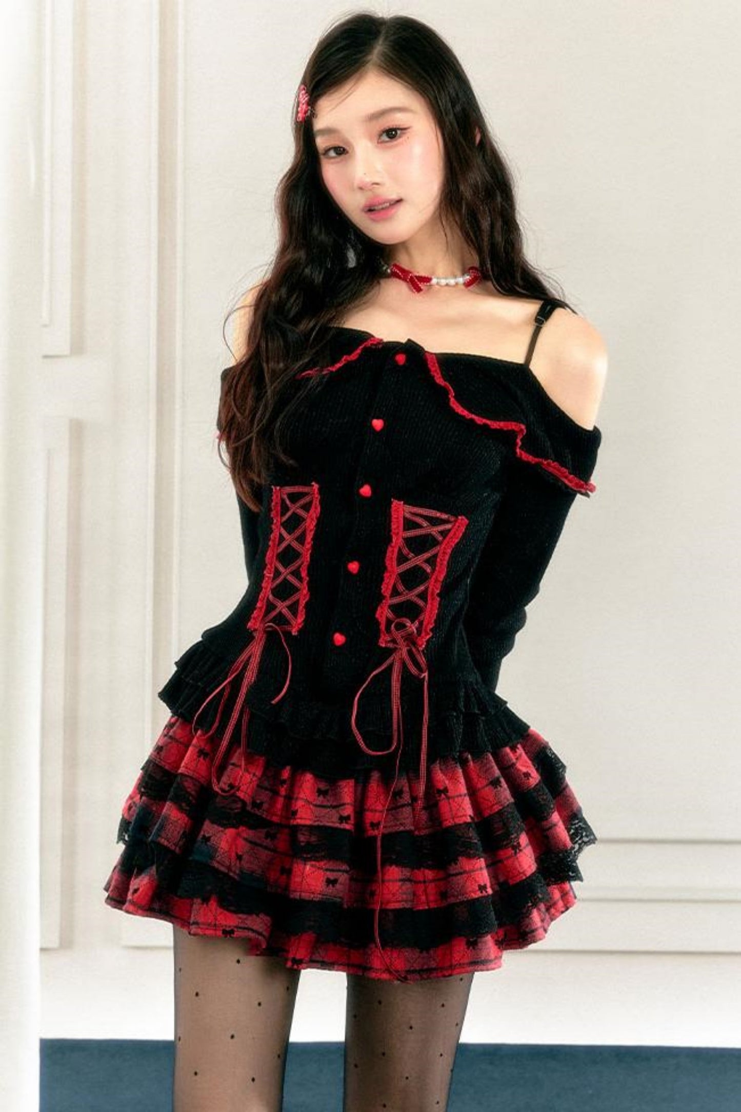 Cake Silhouette Skirt Set-Up