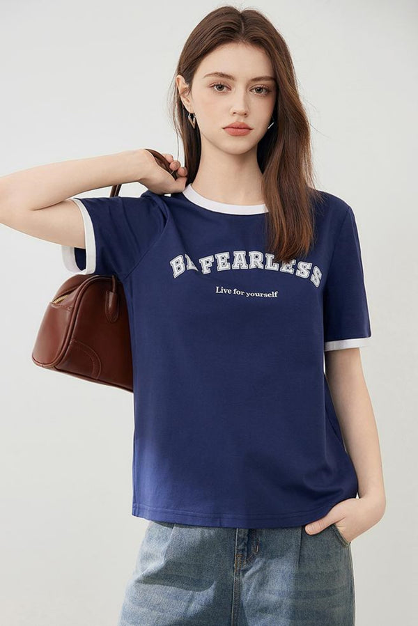 Modern Oversized Letter T-Shirt