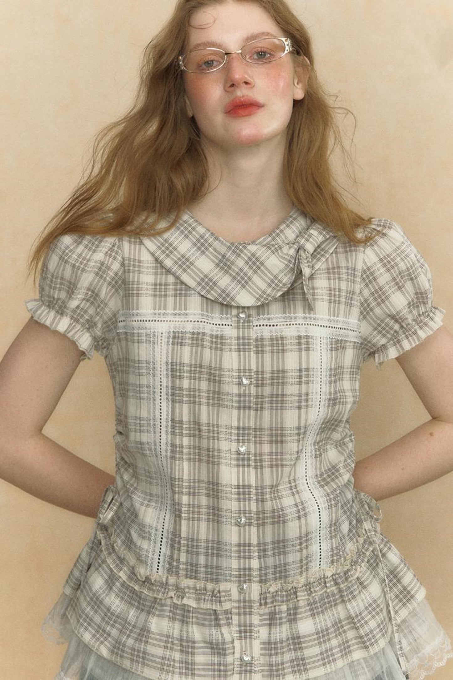 Puff Sleeve Vintage Blouse