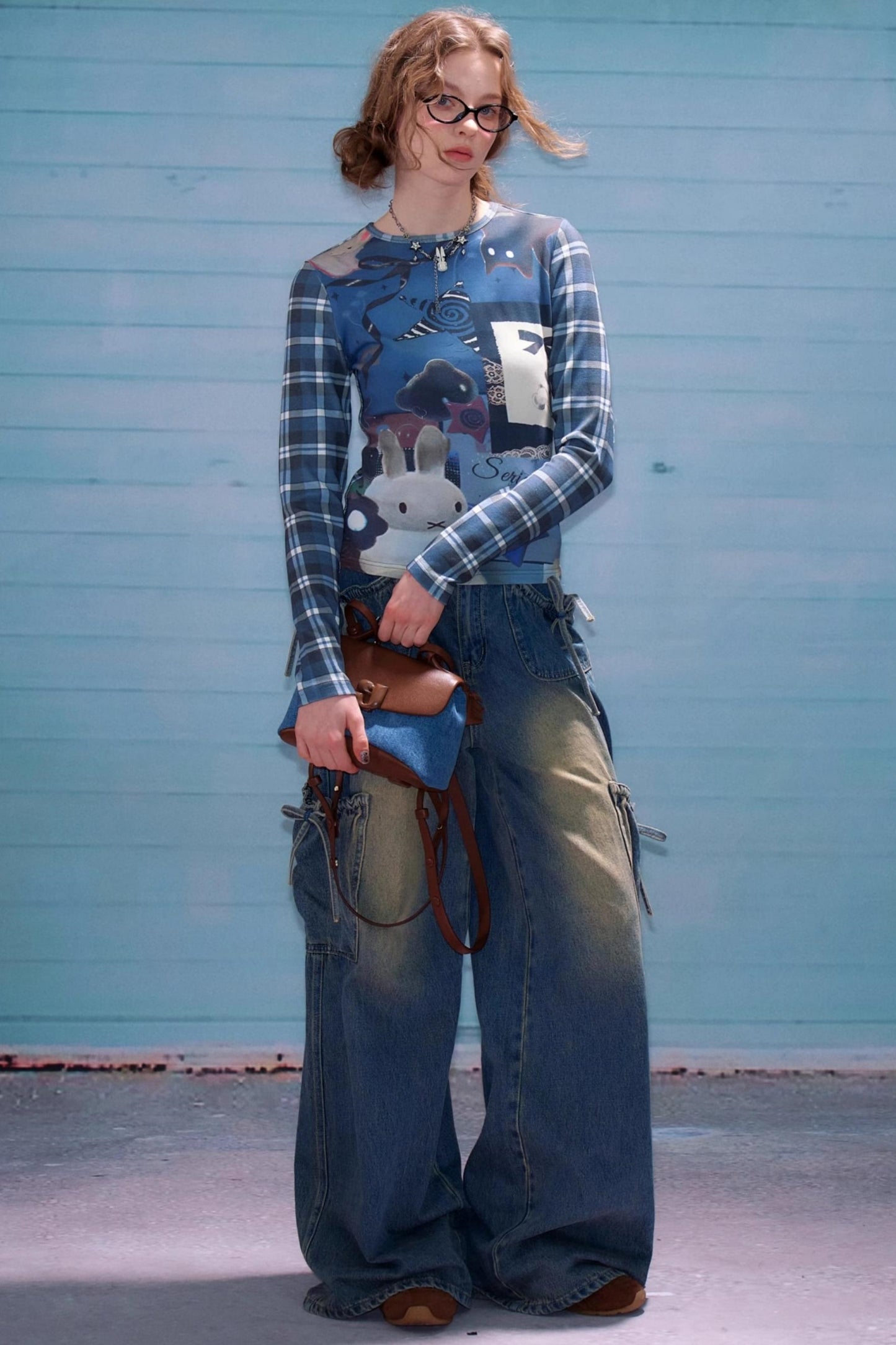 Retro Rabbit Print Tee