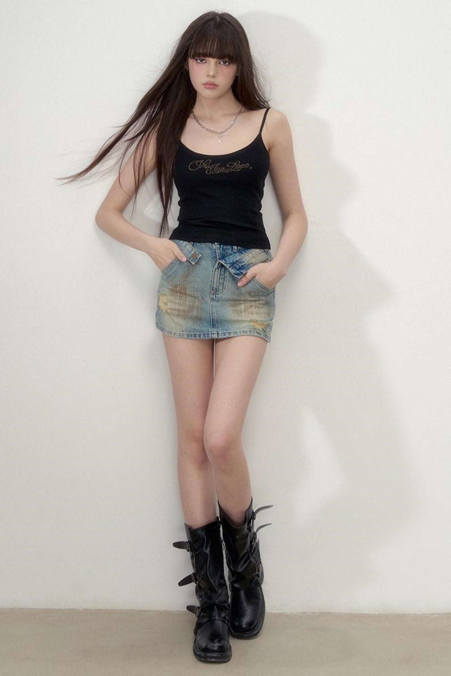 Rivet Alphabet Camisole Set-Up