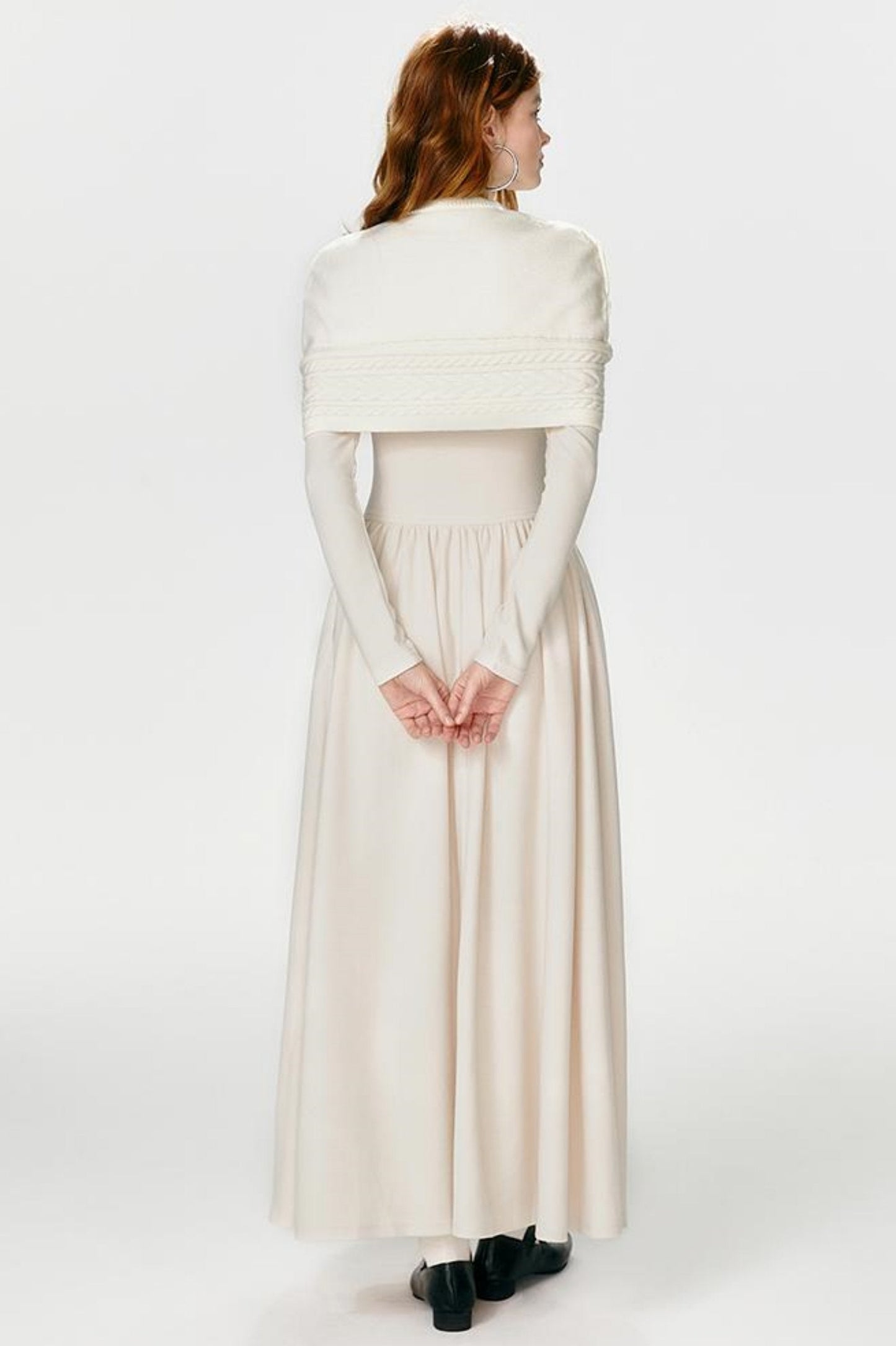 Chic Drawstring Maxi Dress Set-Up