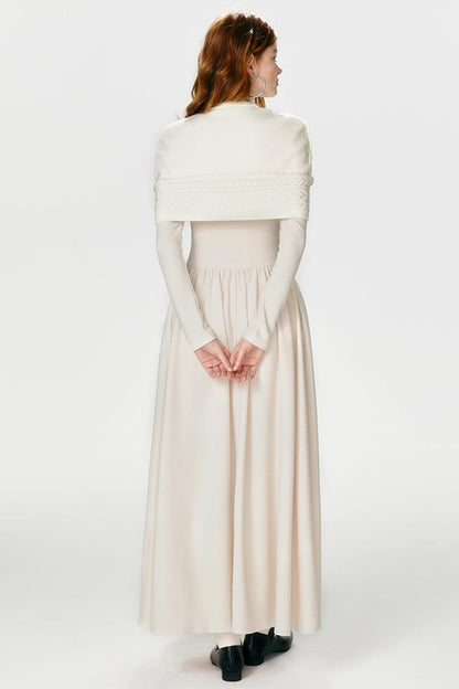 Chic Drawstring Maxi Dress Set-Up