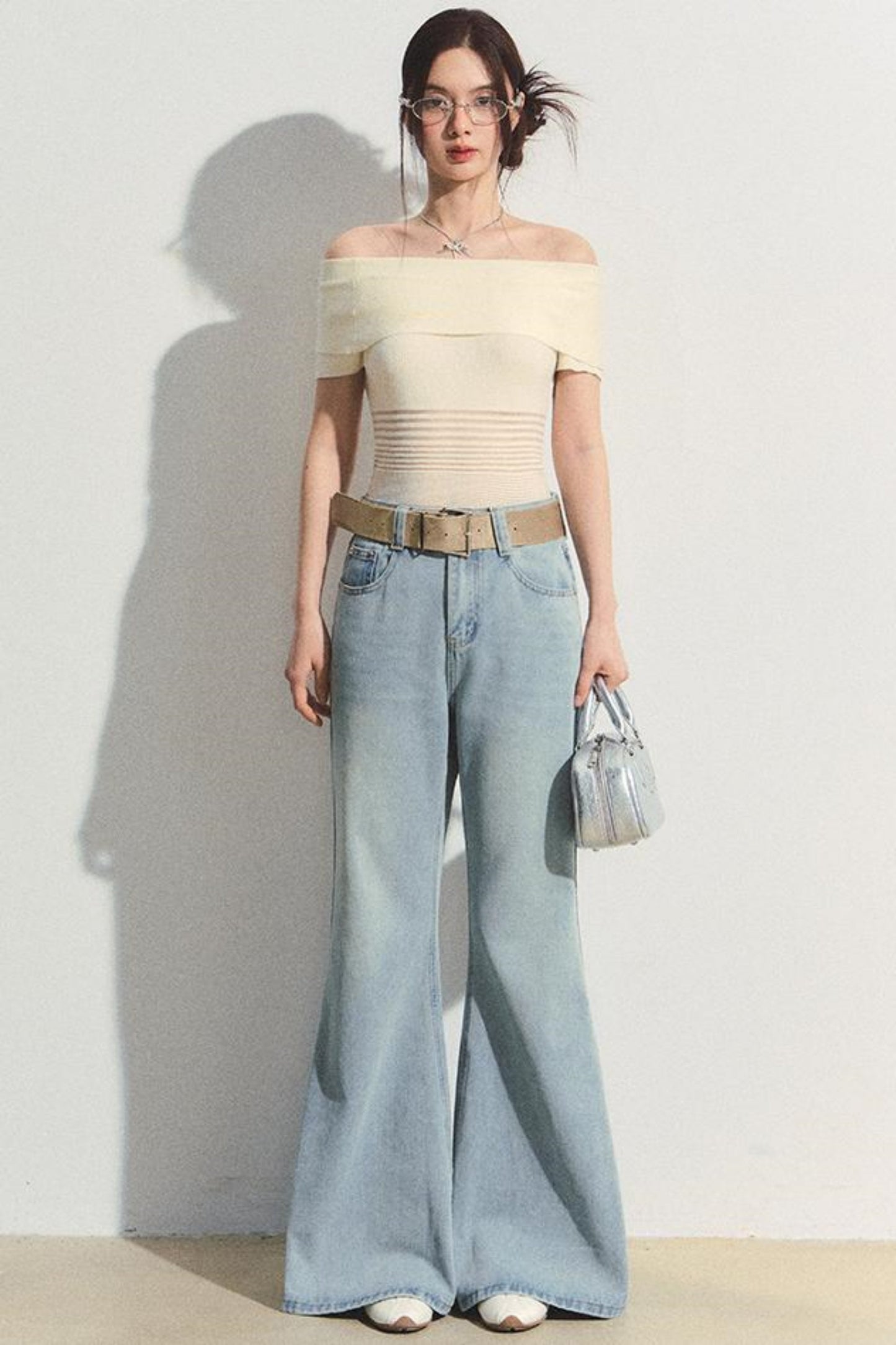 Flare Wide-Leg Jeans