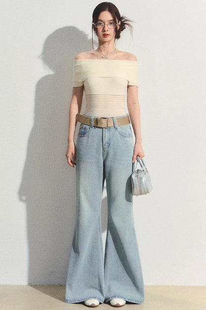 Flare Wide-Leg Jeans