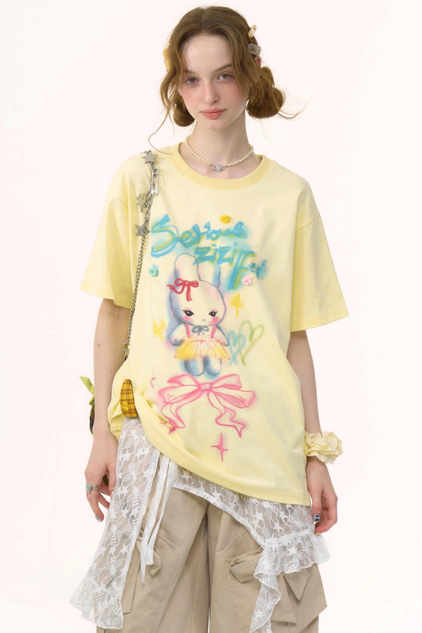 Retro Rabbit Loose Fit Tee