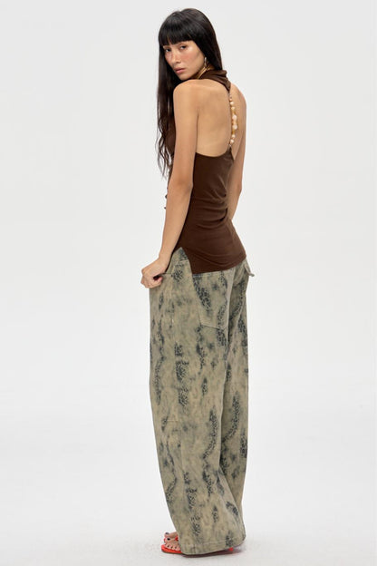 Glam Backless Beaded Top