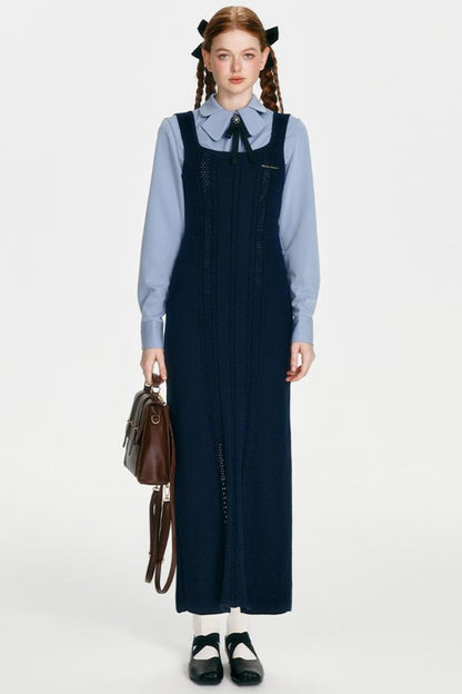 Retro Knit Skirt Dress