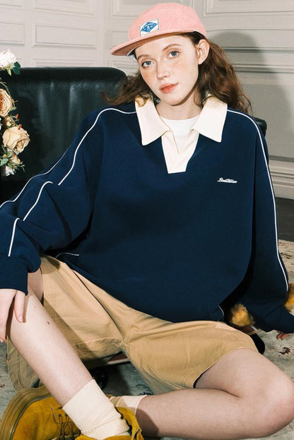 Town Color Block Sweater