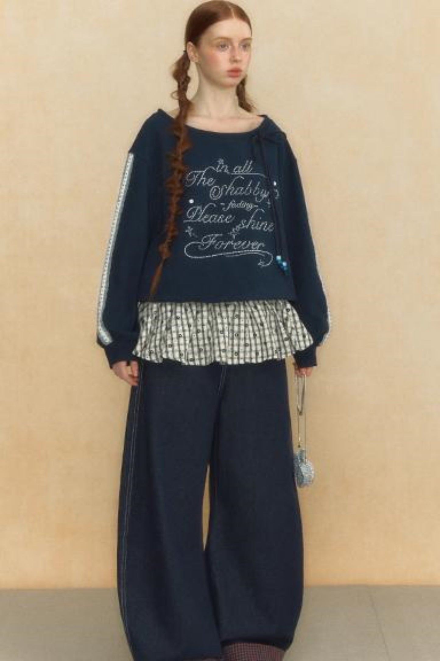 Slouchy One-Shoulder Sweater