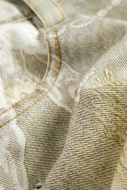 Summer High-Waisted Denim Skirt