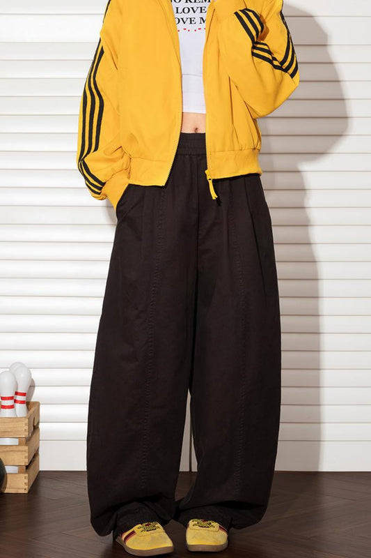 Casual Cotton Wide Leg Pants