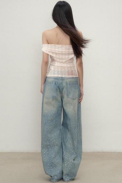 Vibrant One-Shoulder Top