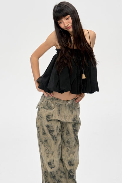 Chic Halter Spice Girls Smock Top