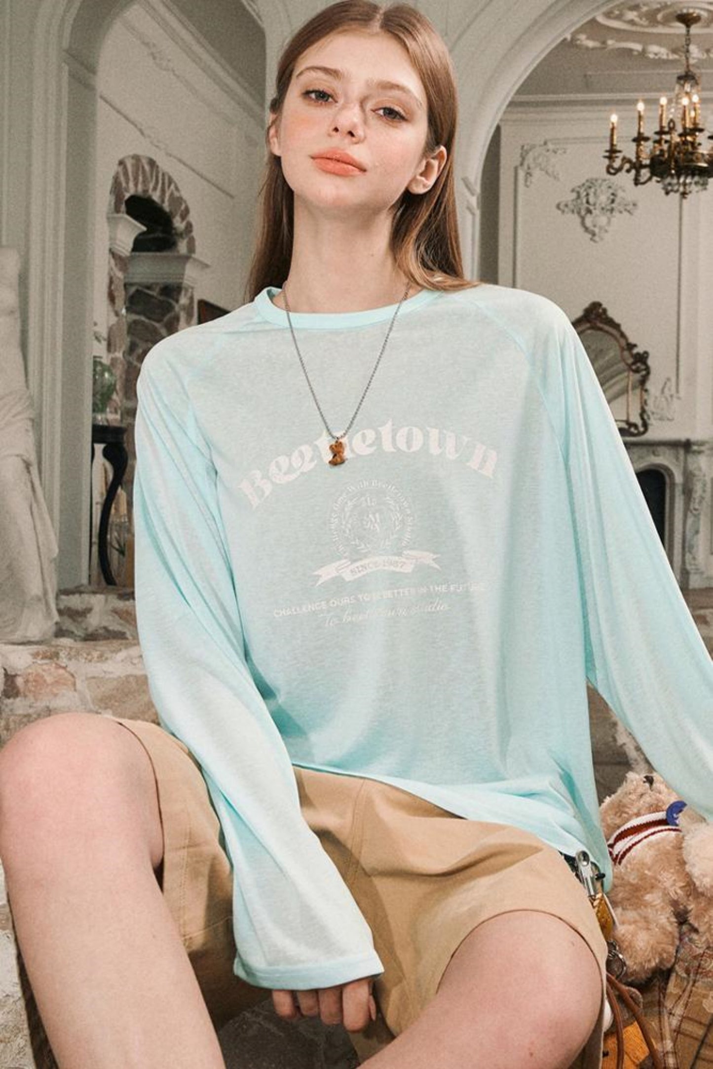 Breathable Long Knit Top