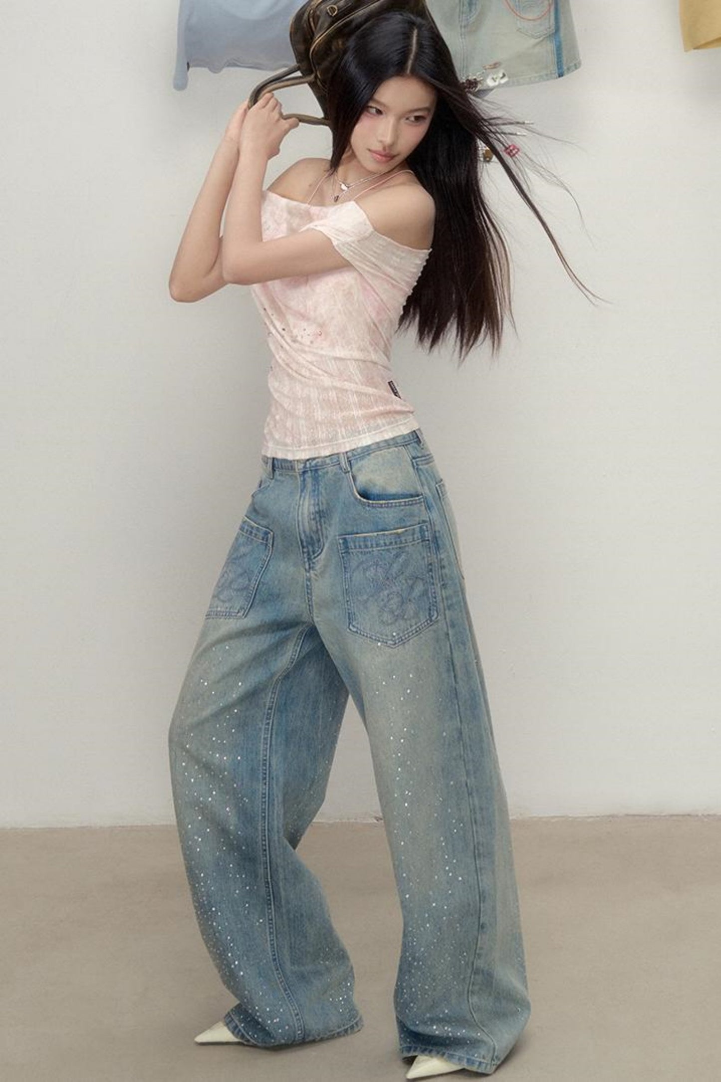 Vibrant One-Shoulder Top