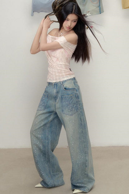 Vibrant One-Shoulder Top