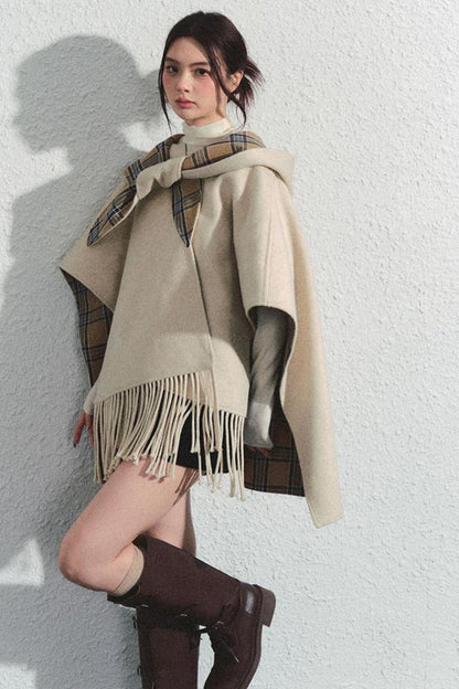 Khaki High-Waist Shorts