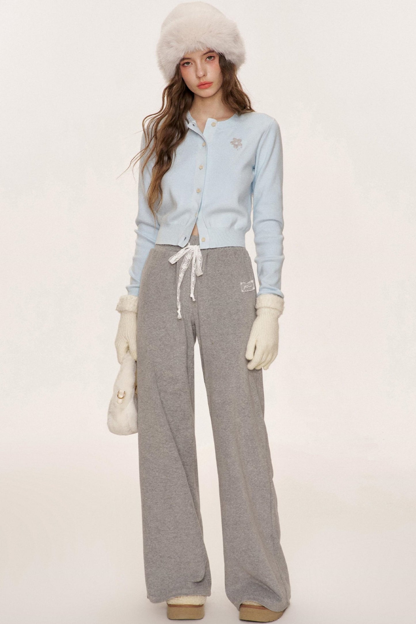 Embroidered Knit Cardigan