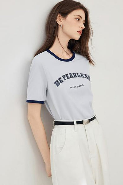 Modern Oversized Letter T-Shirt