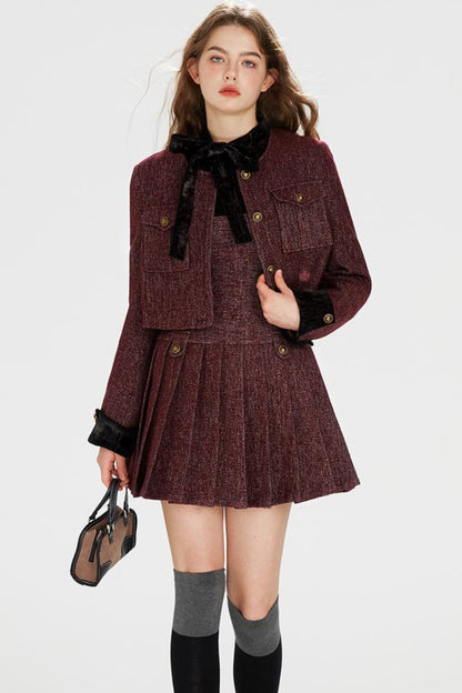 Fragrant Pleated Dress Set-Up