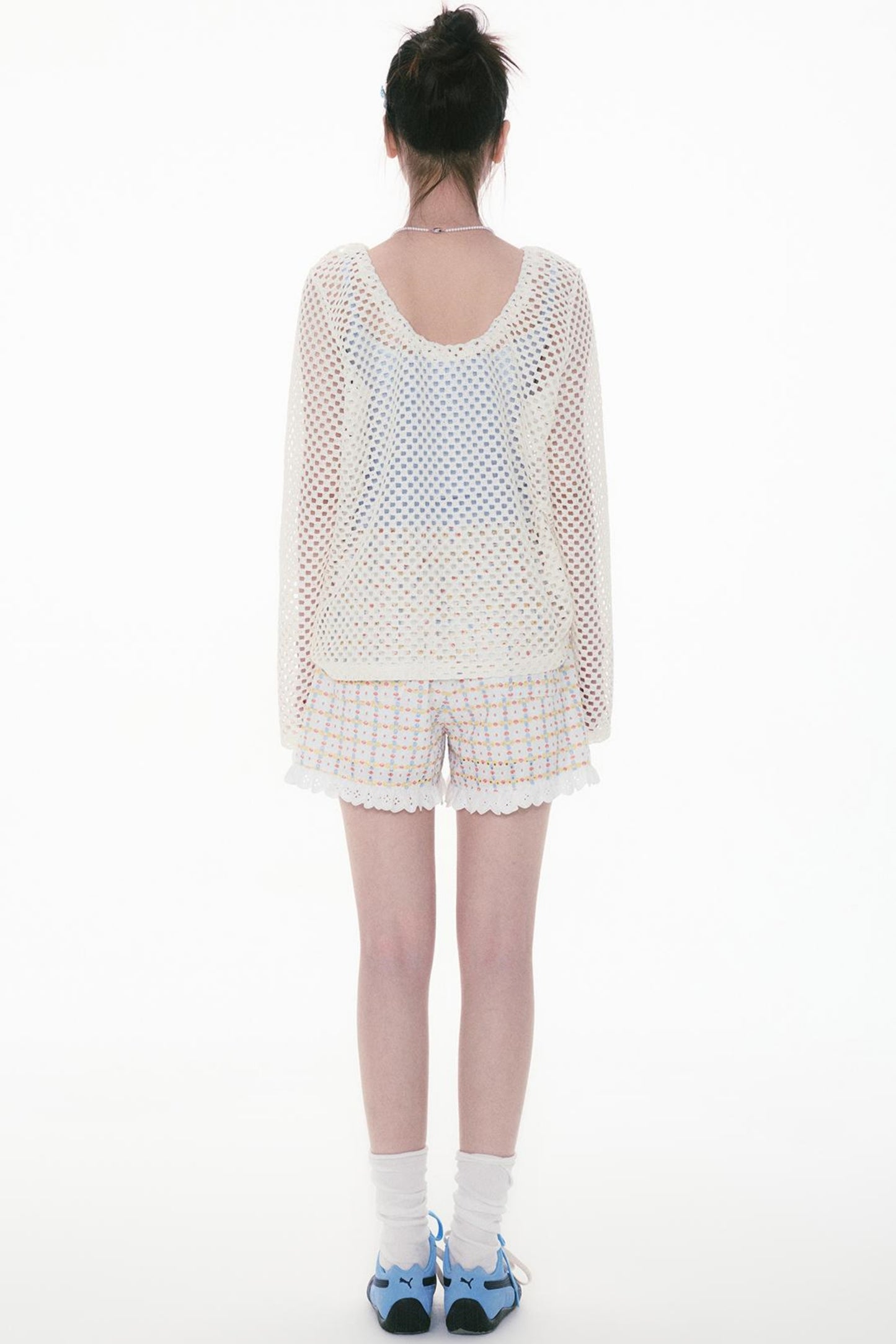 Lightweight Lace Long Sleeve Top