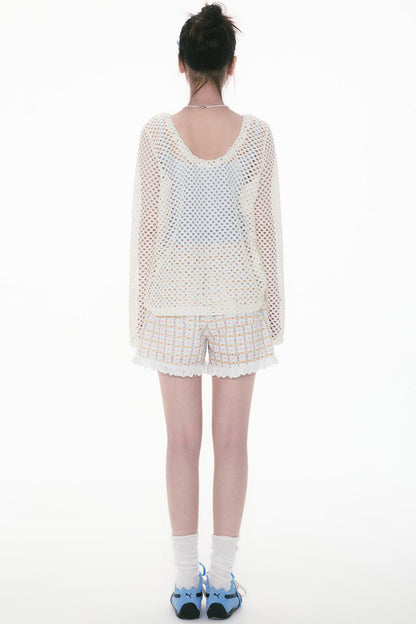 Lightweight Lace Long Sleeve Top