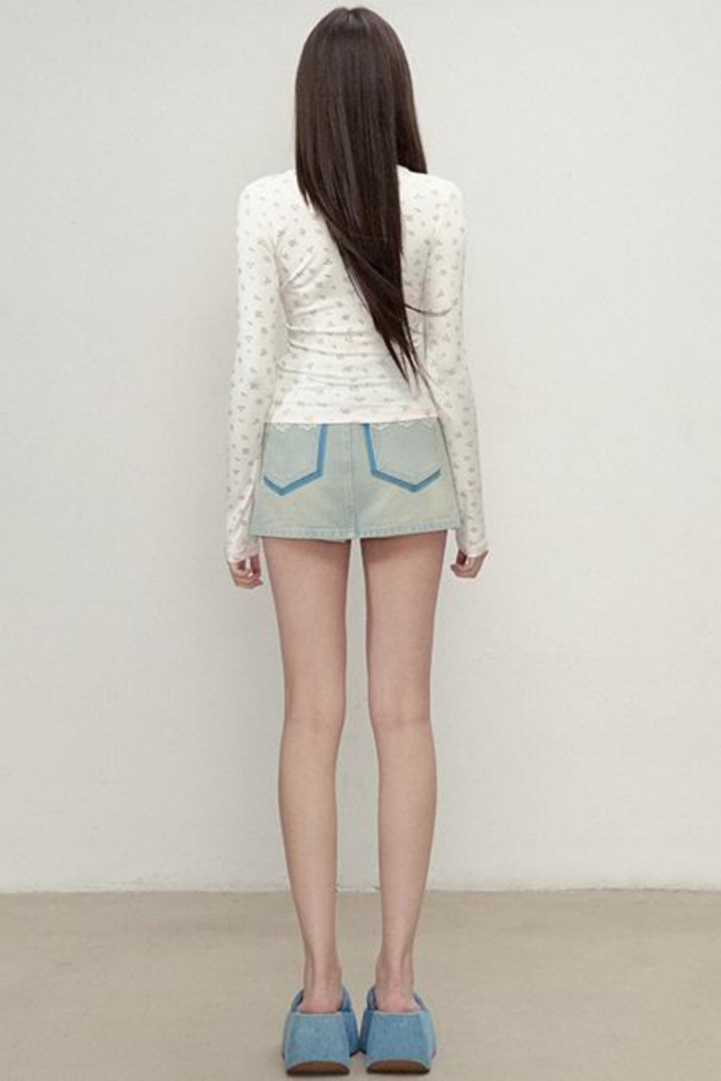 Floral Design Long Sleeve T-Shirt