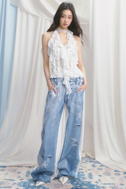 Moonlight Ripple Ambient Camisole Set-Up