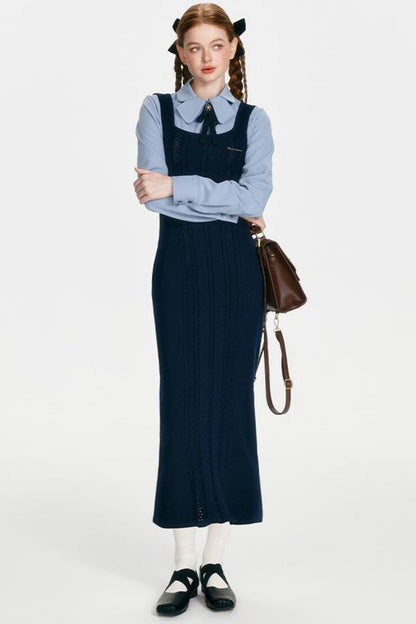 Retro Knit Skirt Dress