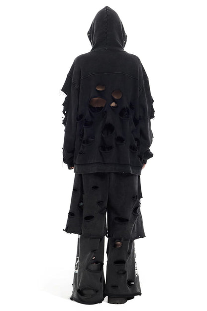 Studded Hole Hoodie