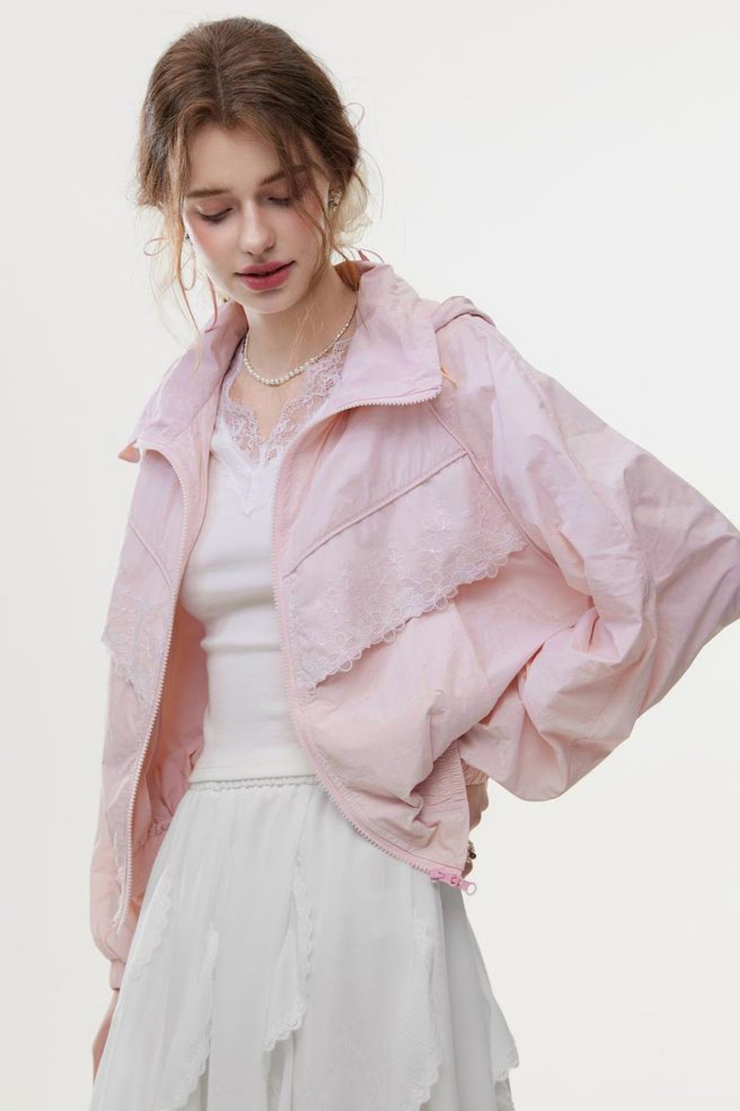 Lace Sun Hood Jacket