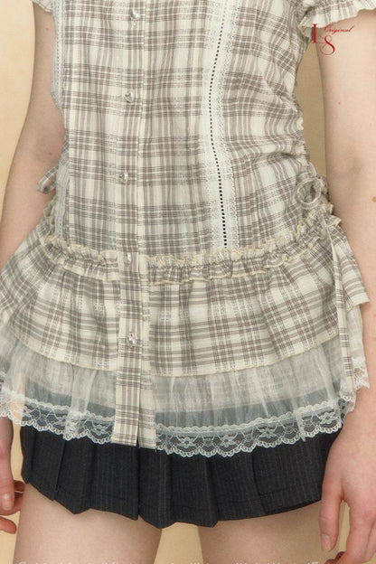 Puff Sleeve Vintage Blouse