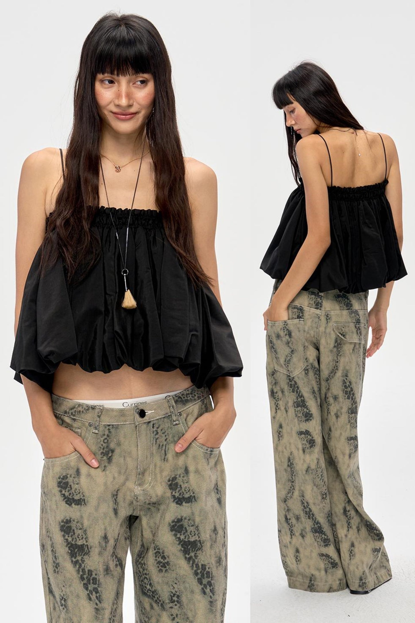 Chic Halter Spice Girls Smock Top